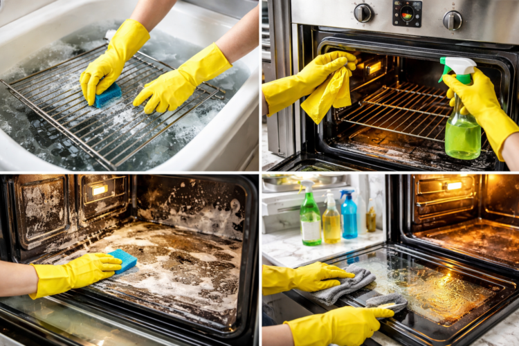 How to Clean Every Part of Your Oven: Complete Step-by-Step Guide for Racks, Interior, and Glass Door