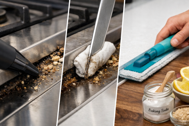 The Hidden Kitchen Problem: How to Clean the Gap Between Your Stove and Counter—and Keep It Grime-Free for Good