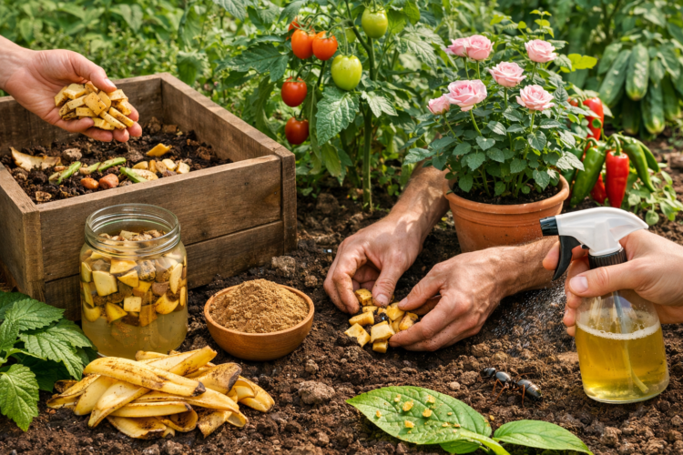 How to Use Banana Peels in the Garden to Deter Pests and Provide Nutrients for Healthier Plants