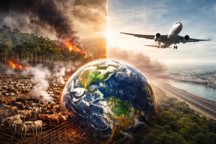 Meat Eaters Are Worse For The Planet Than Frequent Flyers And Should Admit It