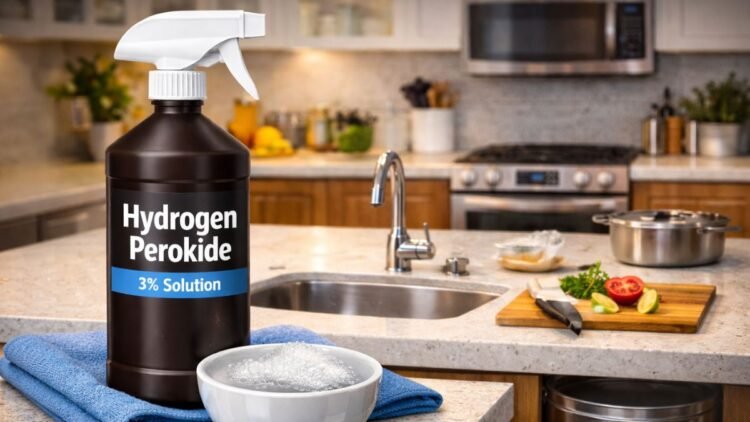Hydrogen Peroxide – The Secret Kitchen Cleaner That Works on Every Surface
